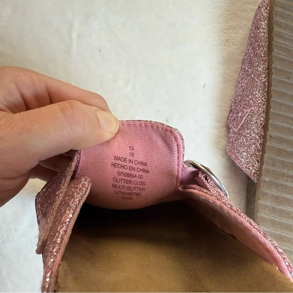 Old Navy Sparkling Pink Slip-On Shoes